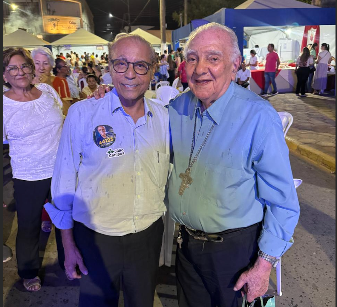 Deputado Júlio Capos e Padre Jair Fante